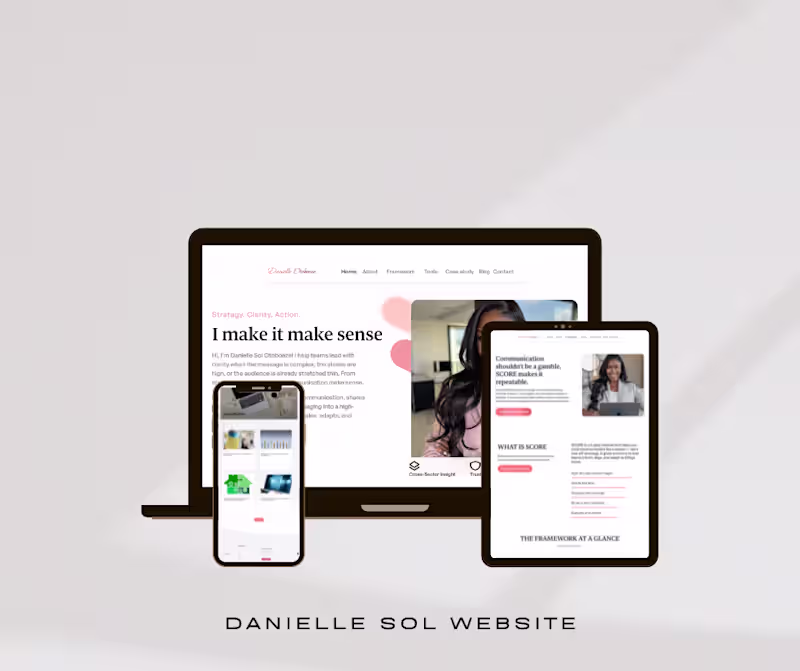Cover image for Portfolio Website This is a Framer website I built for a com...