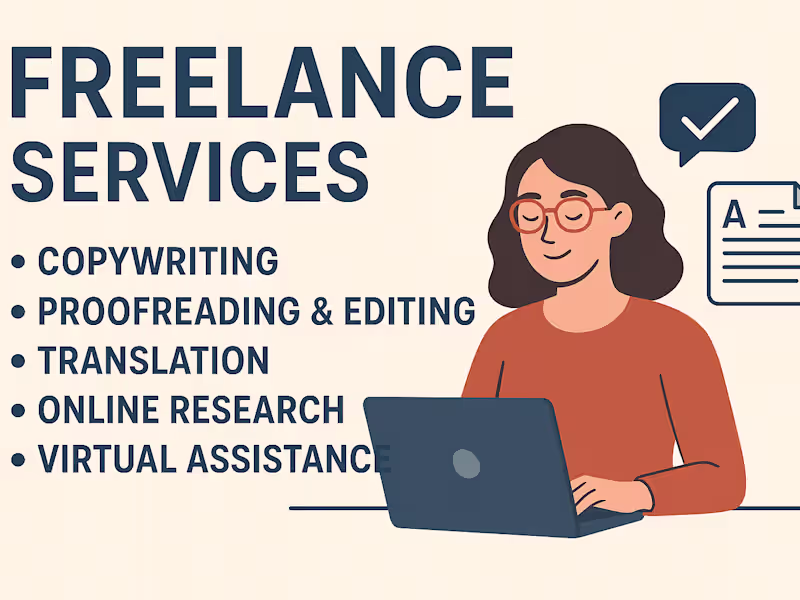 Cover image for blog posts, website copy, product description 