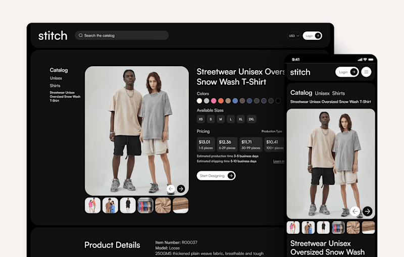 Cover image for Web Redesign for eCommerce streetwear startup