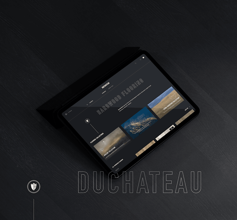 Cover image for Duchateau — Cinematic UI for a Luxury Interior Brand