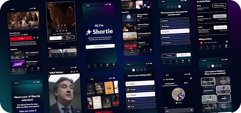 Cover image for WeShort - UI Design