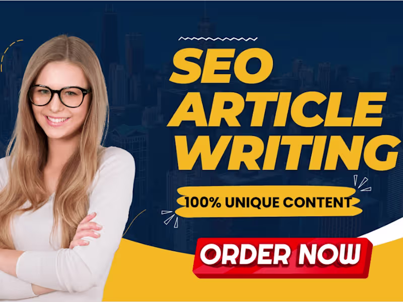 Cover image for I will do SEO writing, blog post writing, and content writing