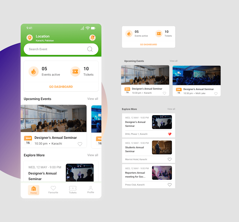 Cover image for Event App Design