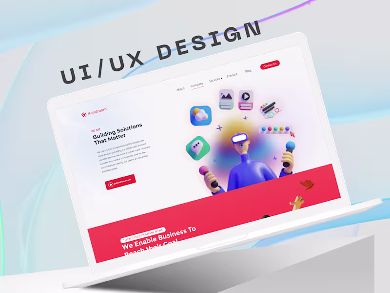 Cover image for Website UI/UX Design in Figma
