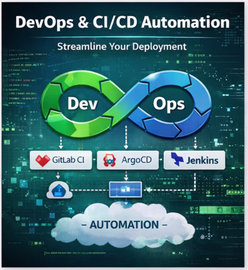 Cover image for DevOps & CI/CD Automation (GitOps, Kubernetes, Cloud)