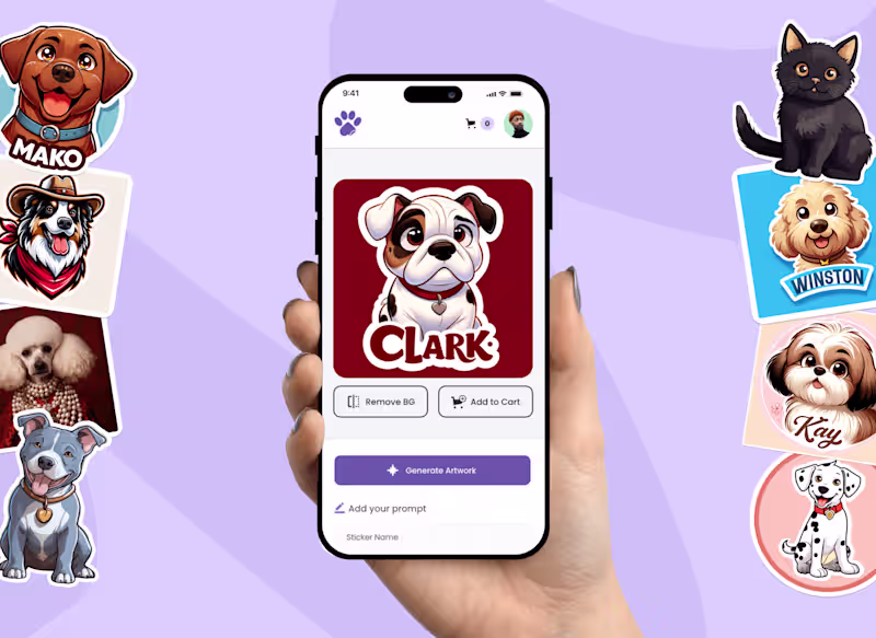 Cover image for PetStickers - Branding, Web, and Product Design