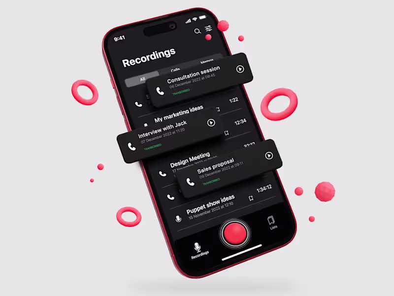 Cover image for TapeACall UX design