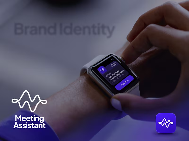 Cover image for AI Meeting Assistant - Visual Identity