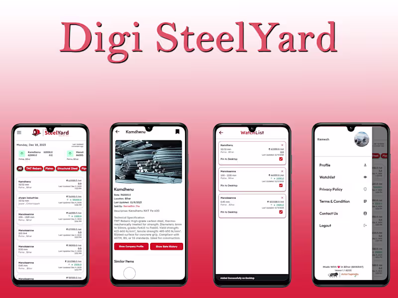 Cover image for Digi SteelYard App Development