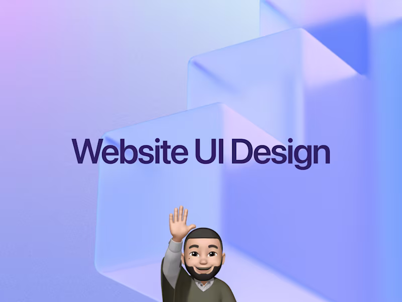 Cover image for Website UI Design