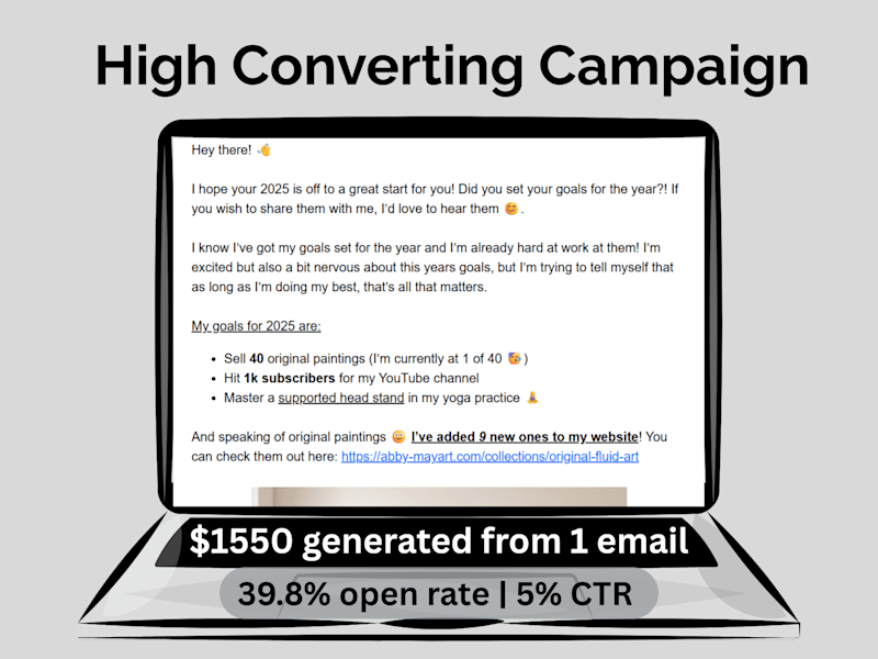 Cover image for High-Converting Email Campaign – Limited-Time Art Drop