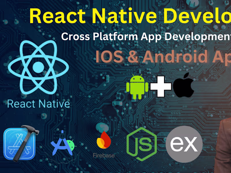 Cover image for React Native mobile app for iOS and Android