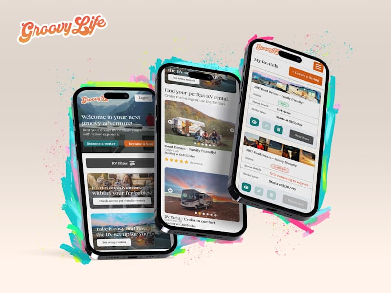 Cover image for GroovyLife Web App Rebuild and Brand Refresh