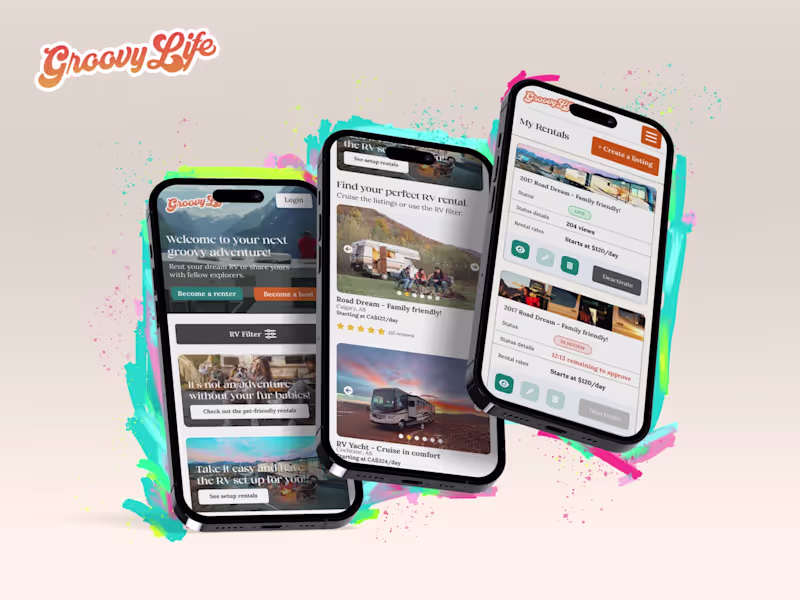 Cover image for GroovyLife Web App Rebuild and Brand Refresh