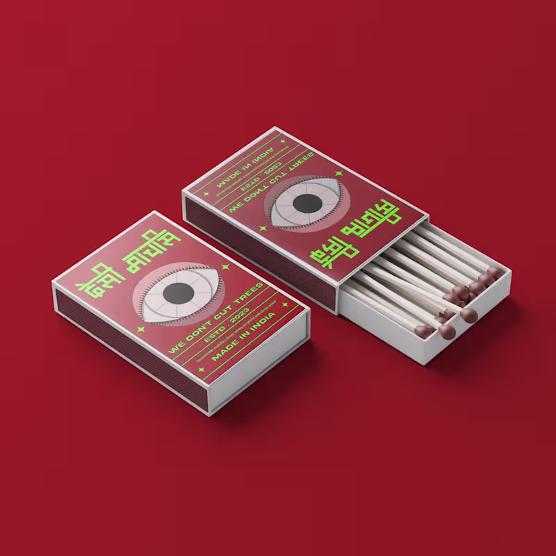 Cover image for Desee Matches - Packaging and Social Media