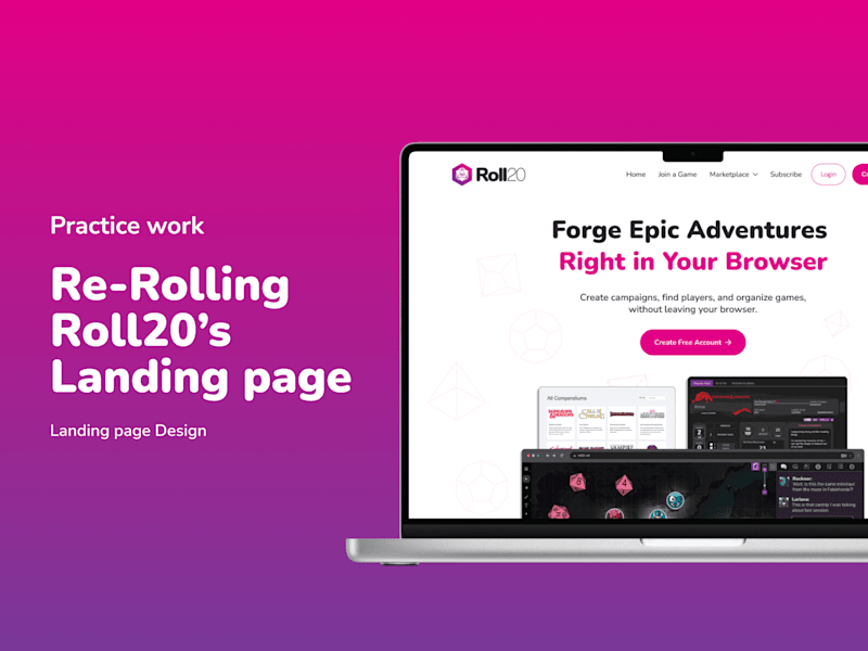 Cover image for Re-Rolling Roll 20's Landing Page
