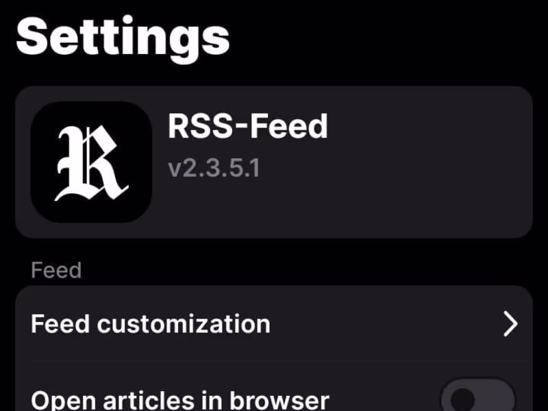 Cover image for RSS Feed – Global News at Your Fingertips