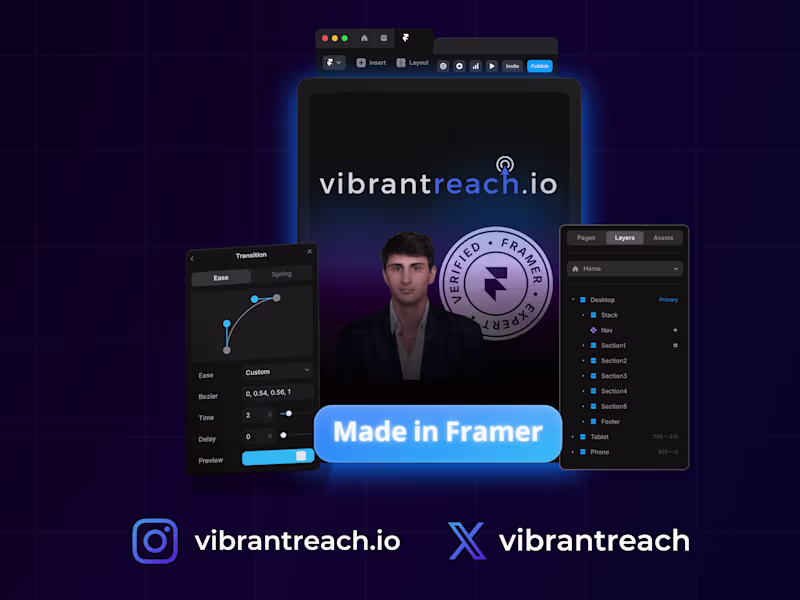 Cover image for Framer Expert | Website Design 