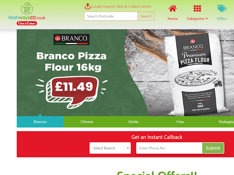 Cover image for Freshways Click and Collect - Wholesale Cash and Carry UK