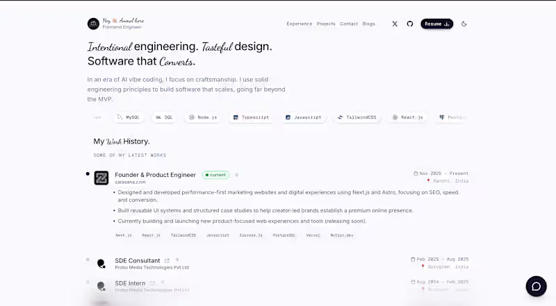 Cover image for Subtle Design interaction portfolio