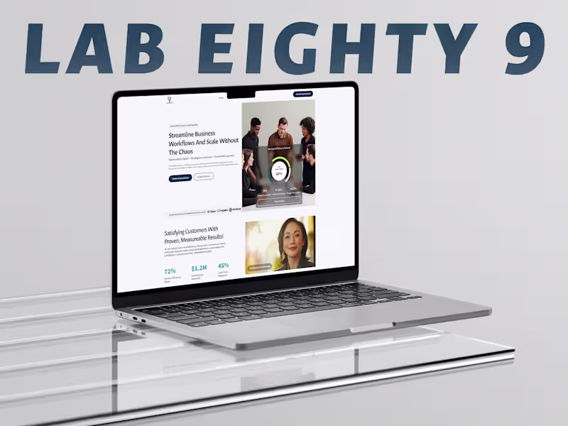 Cover image for Lab Eighty9 - Framer Business Website Design