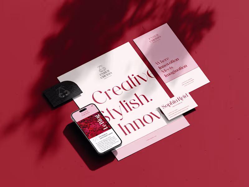 Cover image for Cyber Cherry: Where Bold Creativity Meets Modern Design