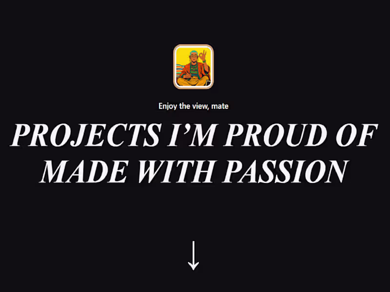 Cover image for Luca Sable Interactive Portfolio Design