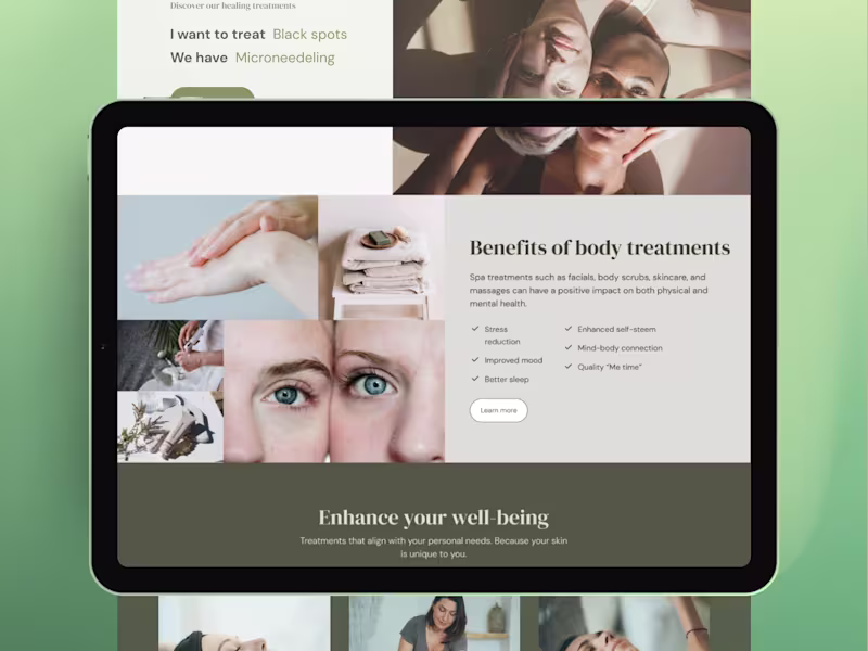 Cover image for Revive - Wellness website concept