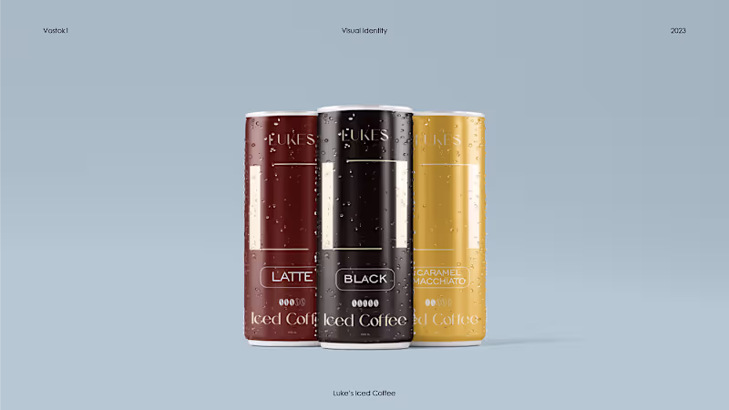 Cover image for Iced Coffee | Visual Identity on Behance