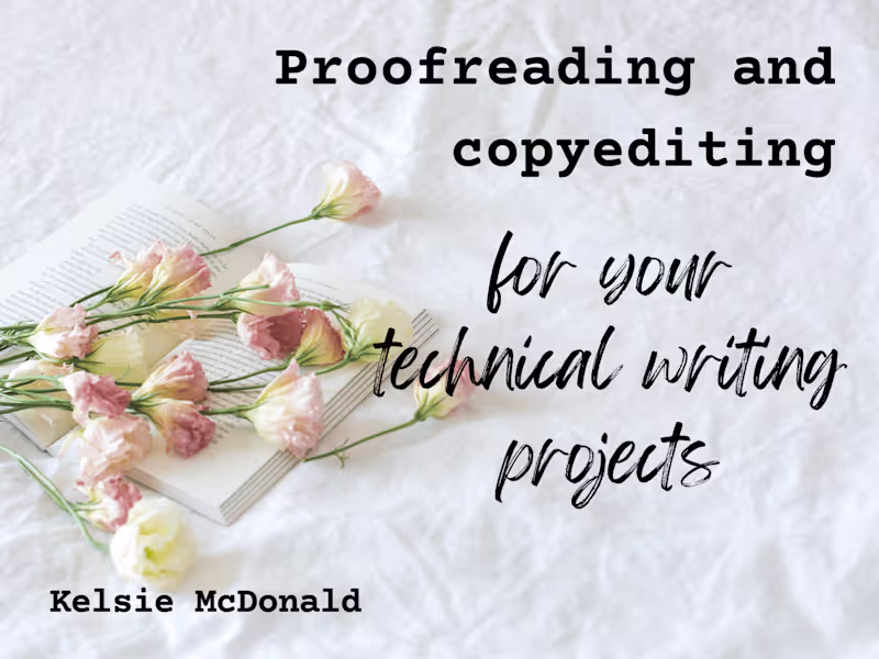 Cover image for Copyediting for Technical Documents