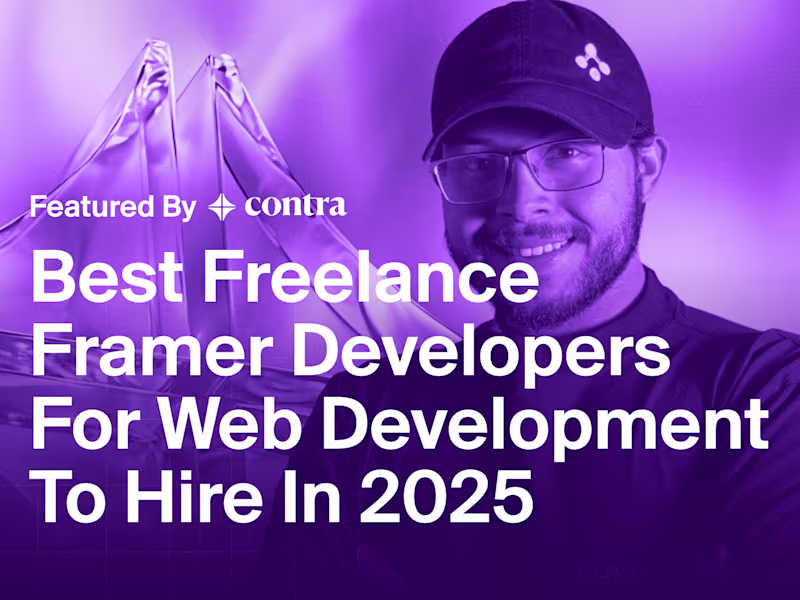 Cover image for Best Freelance Framer Developer for Web Development in 2025
