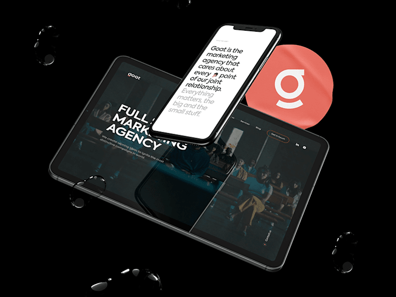 Cover image for Goat agency - branding, logo and website design 