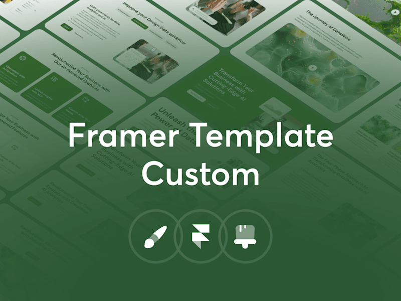 Cover image for Framer Template Custom Service