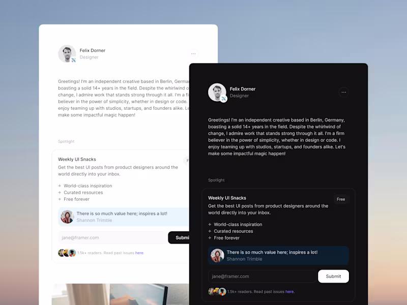 Cover image for Landly Framer Template Design