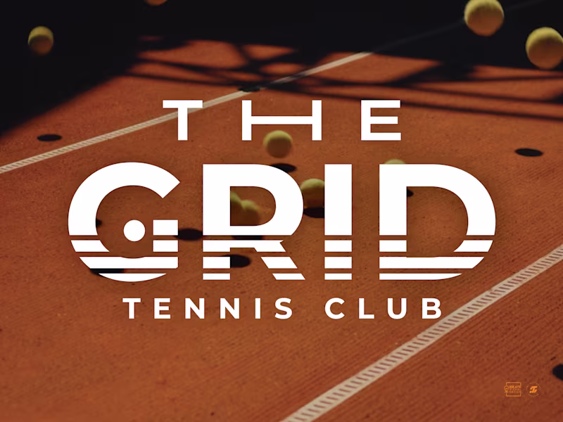 Cover image for  THE GRID TENNIS CLUB | BRAND IDENTITY DEVELOPMENT