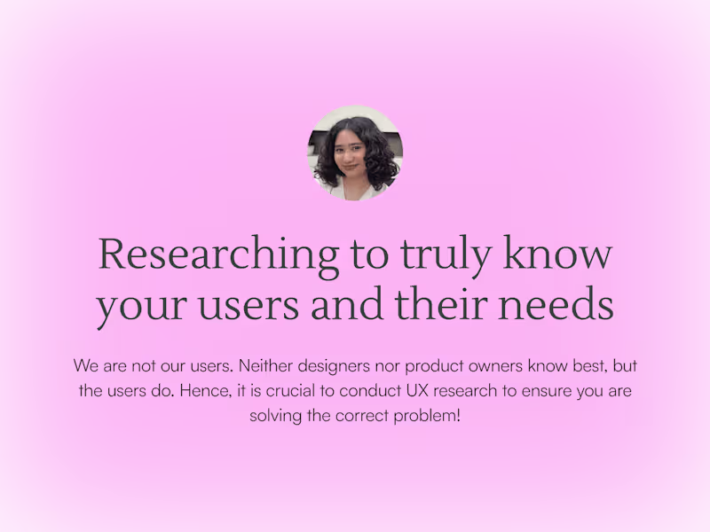 Cover image for Conduct UX research to ensure that you understand your users