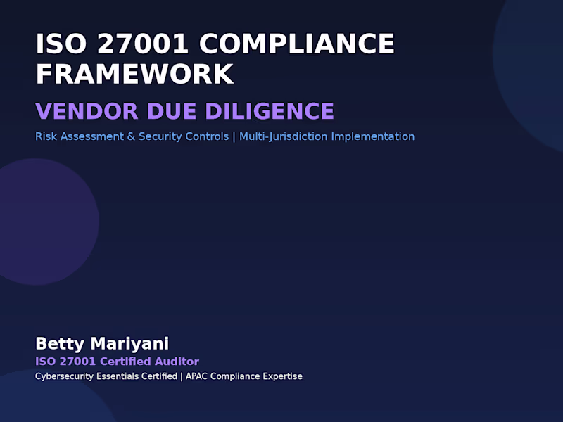 Cover image for ISO 9001 & ISO 27001