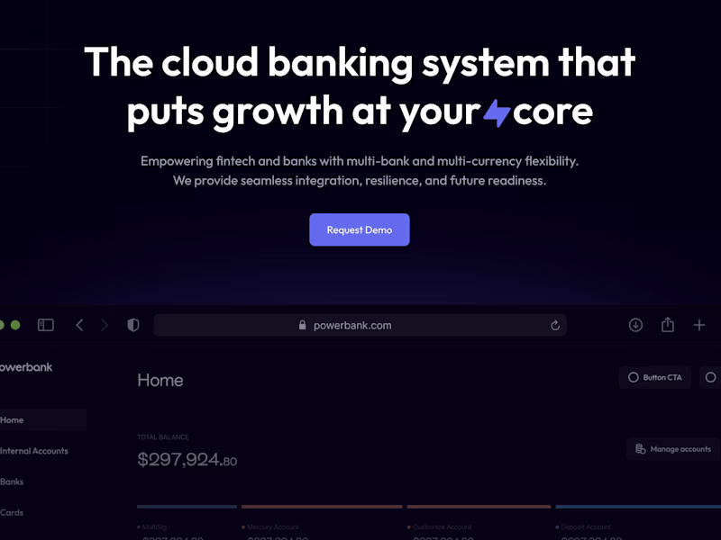 Cover image for Powerbank Website Development