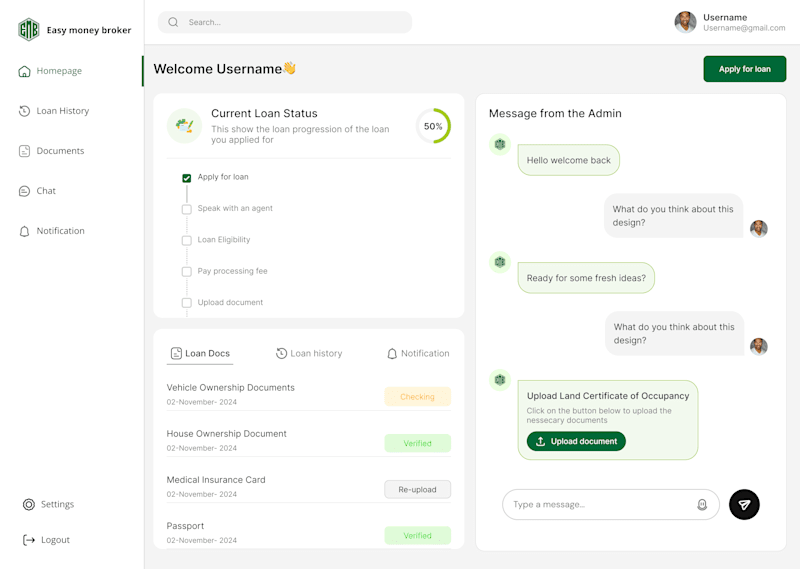 Cover image for Easy Money Broker Web APP