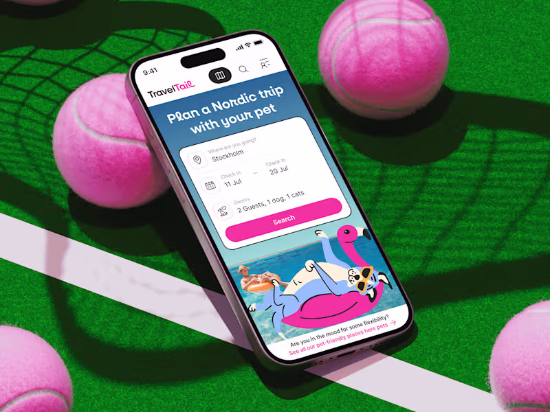 Cover image for TravelTail - Booking platform for traveling with pets