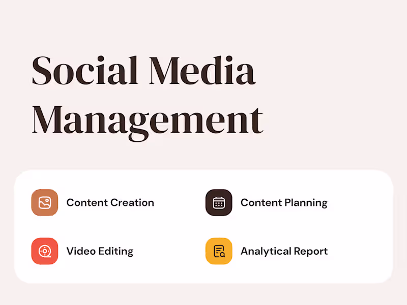 Cover image for Social Media Management