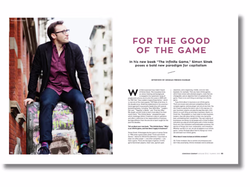 Cover image for Examined Simon Sinek’s challenge to