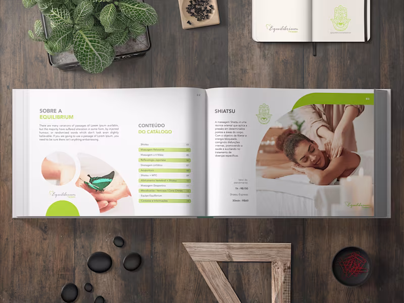 Cover image for Catálogo Equilibrium Terapias Brasil on Behance