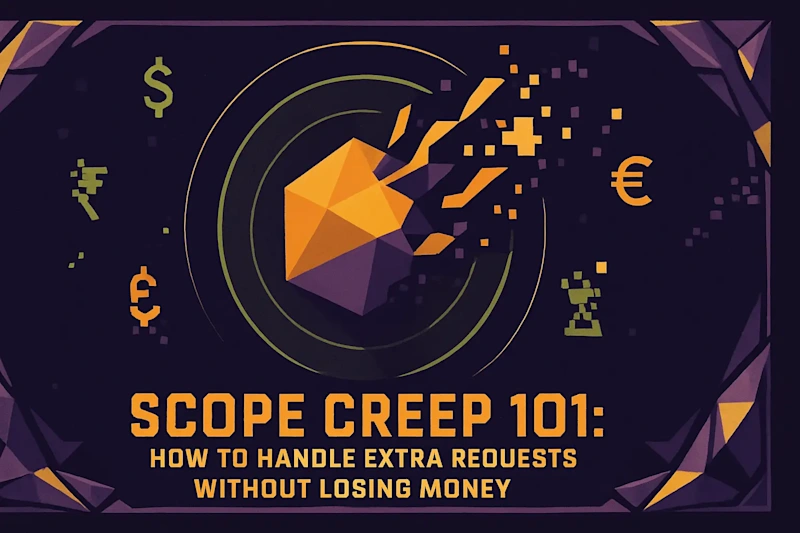Cover image for Scope Creep 101: How to Handle Extra Requests Without Losing Money