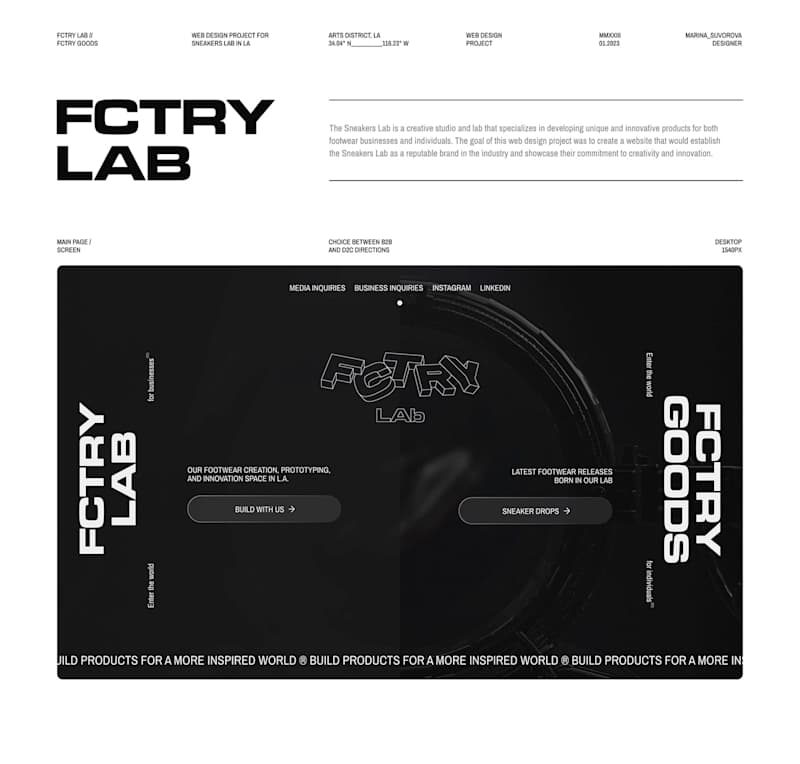 Cover image for Sneakers lab // E-commerce