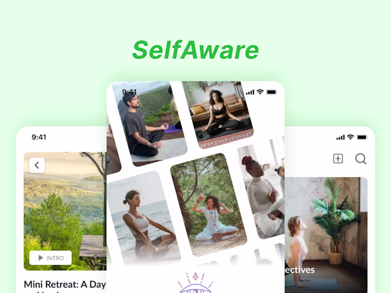 Cover image for Mobile App for SelfAware