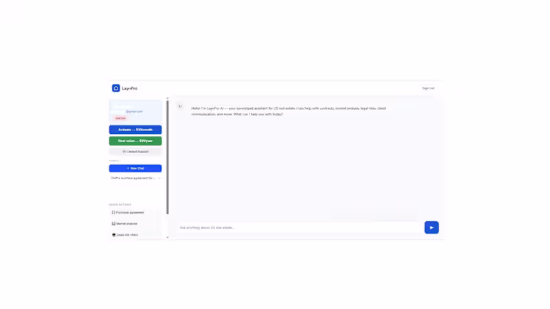 Cover image for LaynPro AI dashboard — real