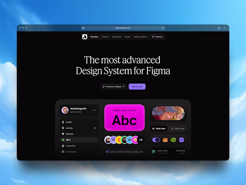 Cover image for Atomize | Product UI + Branding