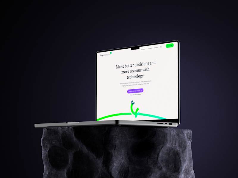 Cover image for Website design for an AI Company