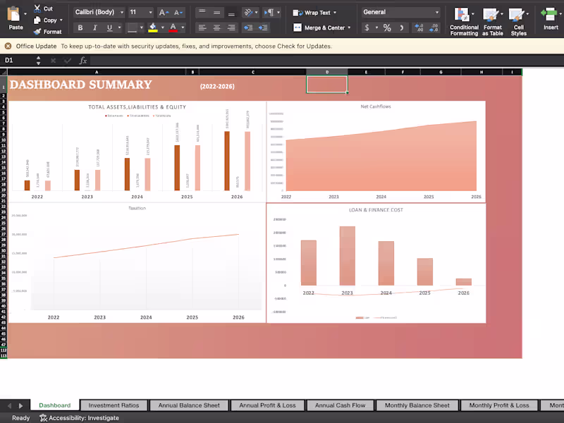 Cover image for Business Valuation & Financial Projections